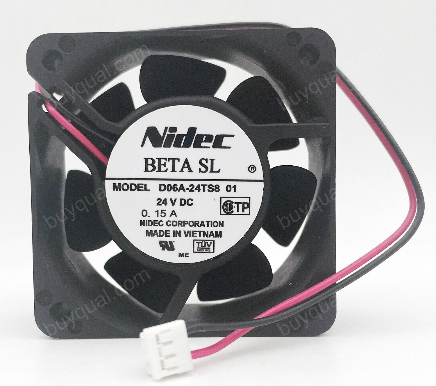 Nidec D06A-24TS8 24V 0.15A 2wires Cooling Fan Nidec D06A-24TS8 24V 0.15A 2wires Cooling Fan